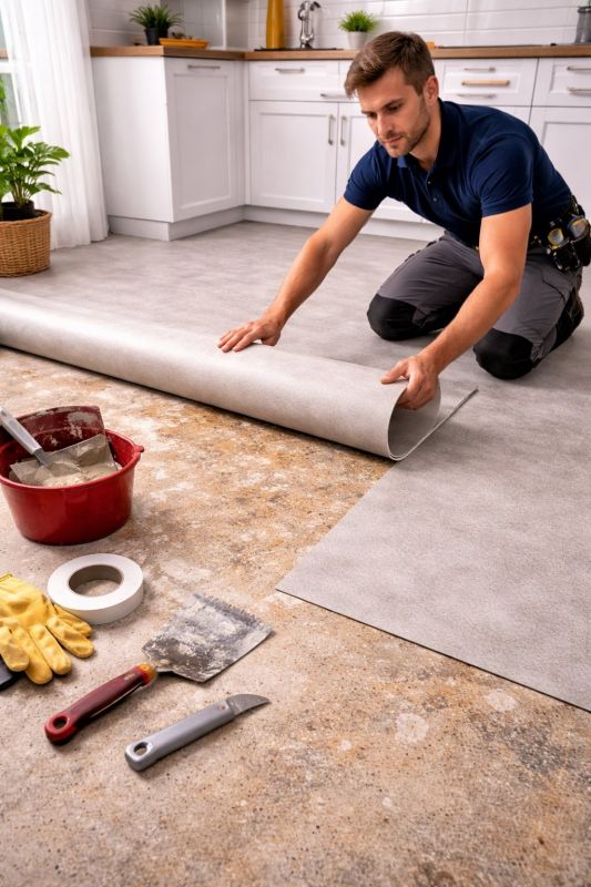 Linoleum Floor Installation in Concord, CA