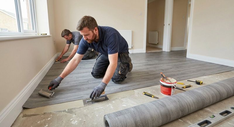 Sheet Flooring Installation in Lafayette, CA
