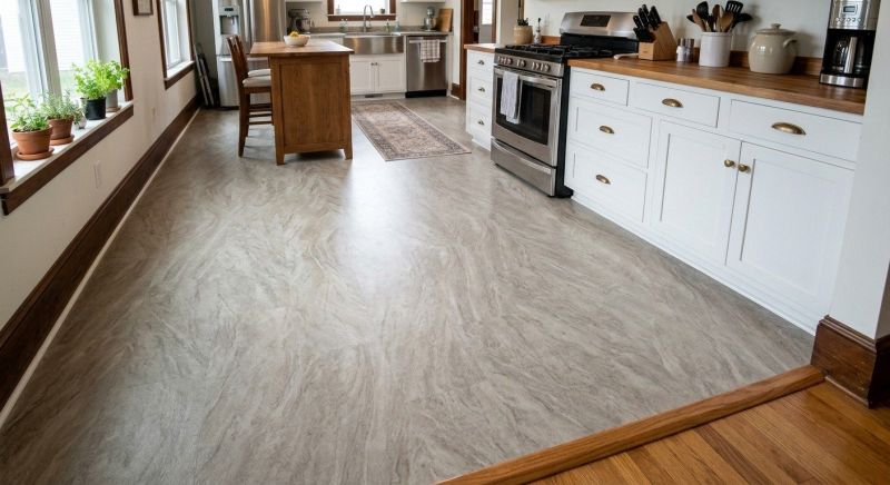 Sheet Linoleum Installation in Brentwood, CA