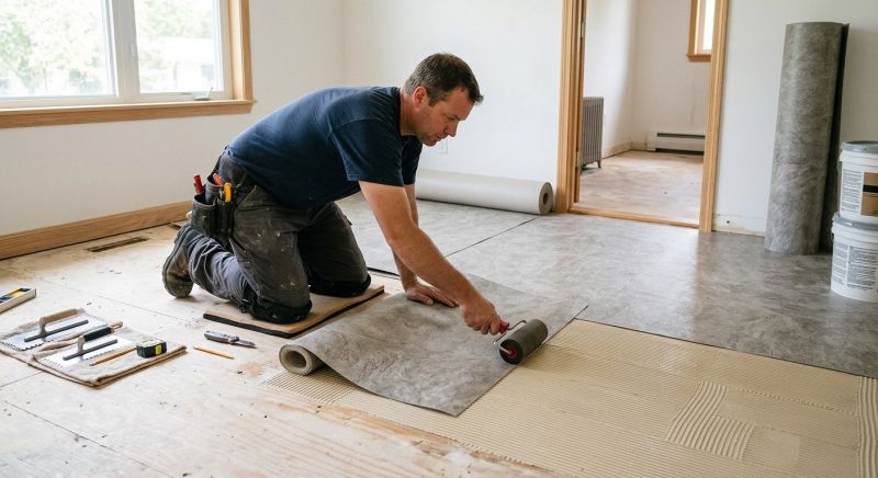 Sheet Vinyl Installation in Lafayette, CA